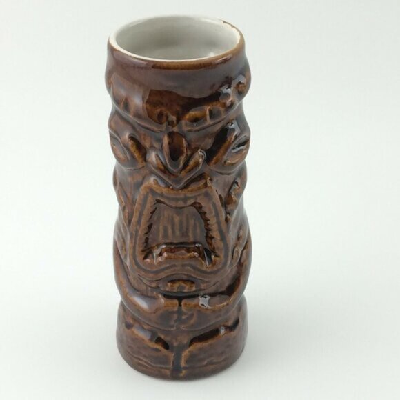 Vintage Stephen Crane Kon Tiki Mug Montreal Restaurant Sheraton Mt Royal Canada - Picture 3 of 12